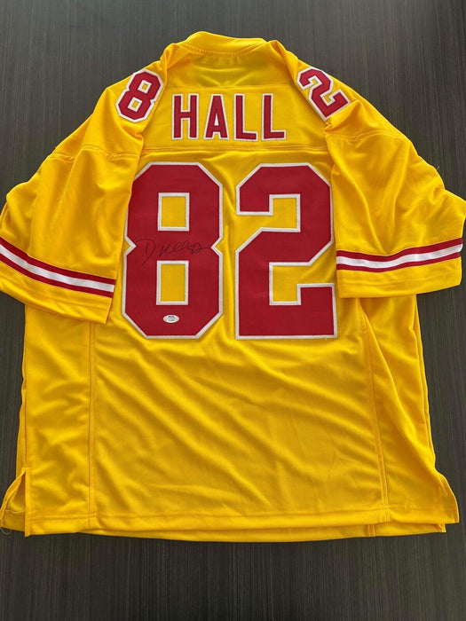 Dante Hall Kansas City Chiefs Autographed Custom Jersey PSA
