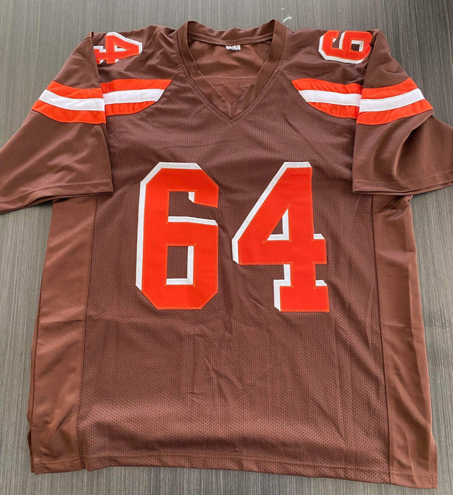 J.C. Tretter Cleveland Browns Autographed Custom Jersey Beckett