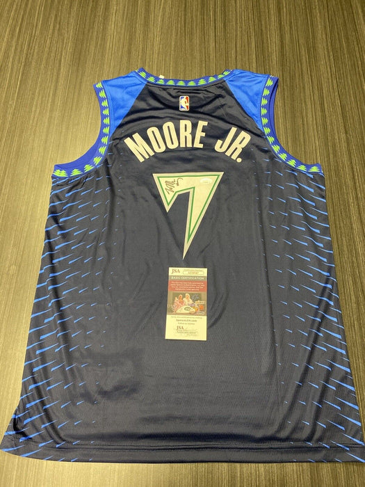 Wendell Moore Minnesota Timberwolves Autographed Custom Jersey JSA