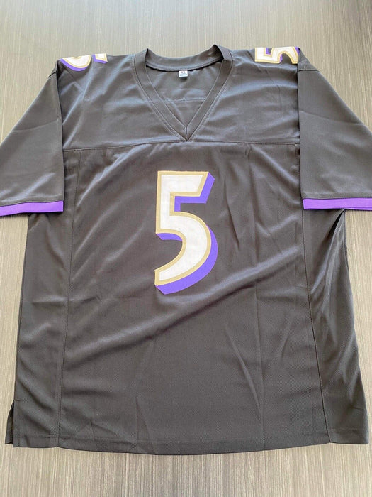 Marquise Hollywood Brown Baltimore Ravens Autographed Custom Jersey JSA