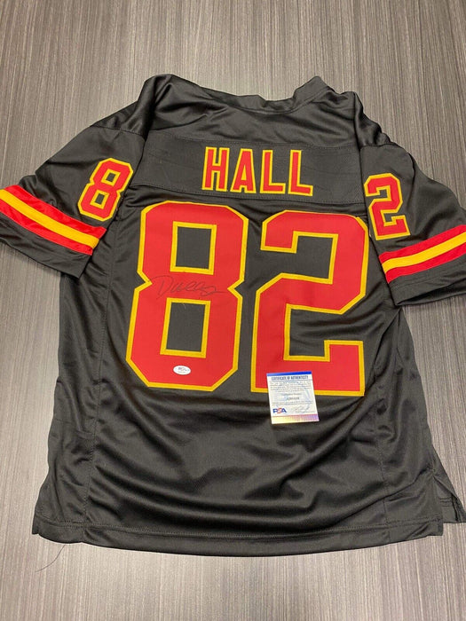 Dante Hall Kansas City Chiefs Autographed Custom Jersey PSA
