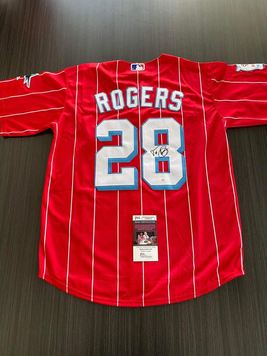 Trevor Rogers Miami Marlins Autographed Custom Jersey JSA
