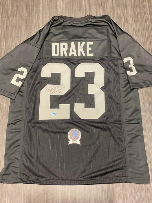 Kenyan Drake Las Vegas Raiders Autographed Custom Jersey Beckett