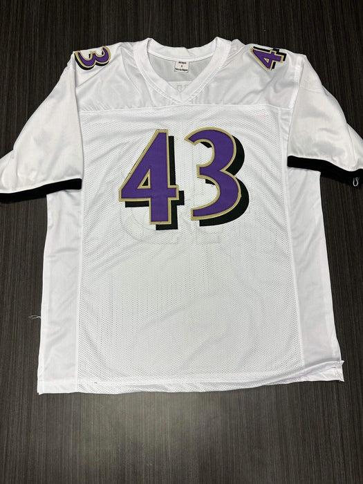 Justise Hill Baltimore Ravens Autographed Custom Jersey Beckett