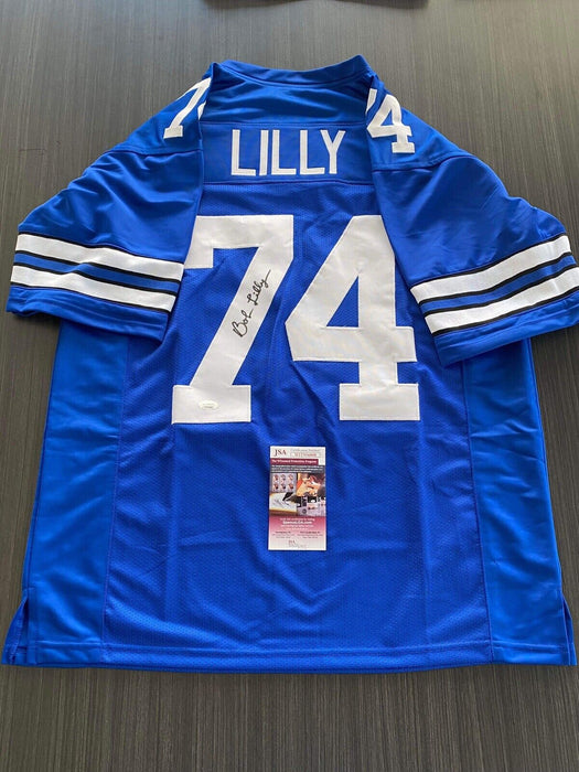 Bob Lilly Dallas Cowboys Autographed Custom Jersey JSA