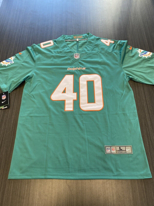 Nik Needham Miami Dolphins Autographed Custom Jersey JSA Inscribed