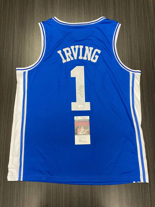 Kyrie Irving Duke Blue Devils Autographed Custom Jersey JSA