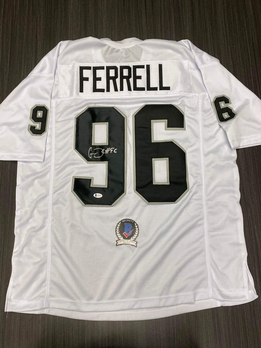 Clelin Ferrell Las Vegas Raiders Autographed Custom Jersey Beckett