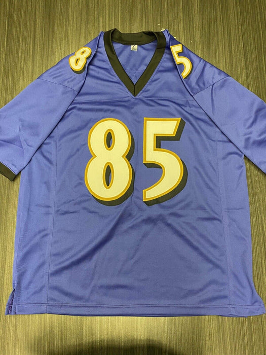 Derrick Mason Baltimore Ravens Autographed Custom Jersey JSA