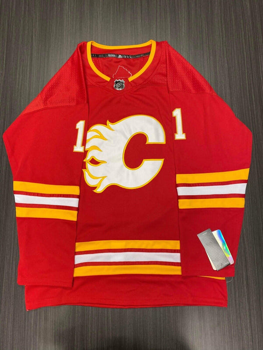 Mikael Backlund Calgary Flames Autographed Custom Jersey JSA