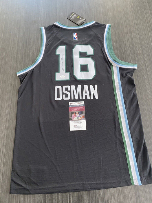 Cedi Osman Cleveland Cavaliers Autographed Custom World Jersey JSA