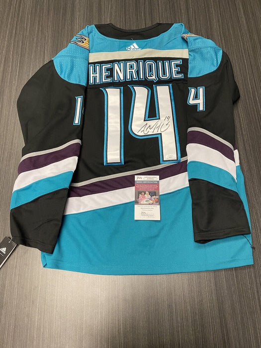 Adam Henrique Anaheim Ducks Autographed Custom Jersey JSA