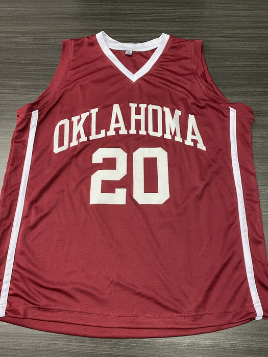 Kameron McGusty Oklahoma Sooners Autographed Custom Jersey JSA