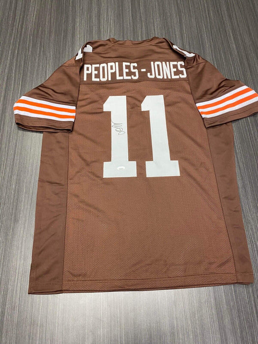 Donovan Peoples-Jones Cleveland Browns Autographed Custom Jersey JSA