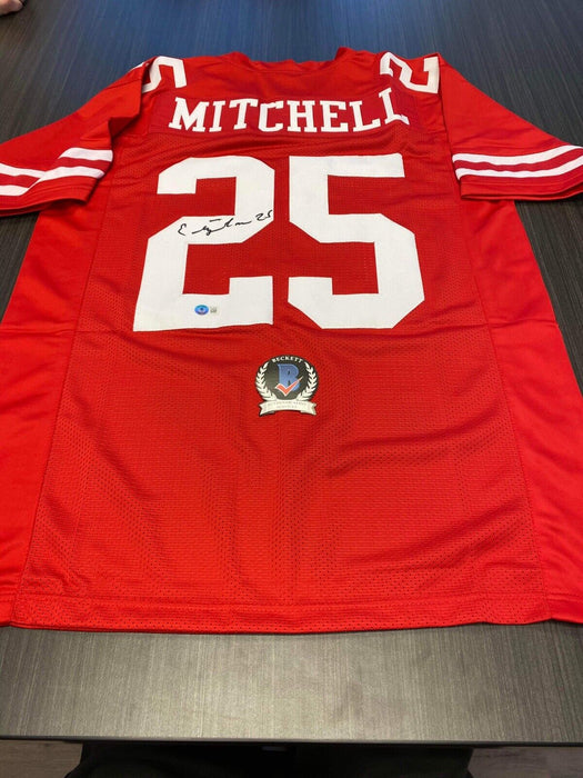 Elijah Mitchell San Francisco 49ers Autographed Custom Jersey Beckett