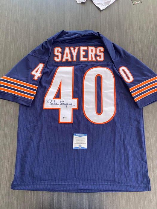 Gale Sayers Chicago Bears Autographed Custom Jersey Beckett