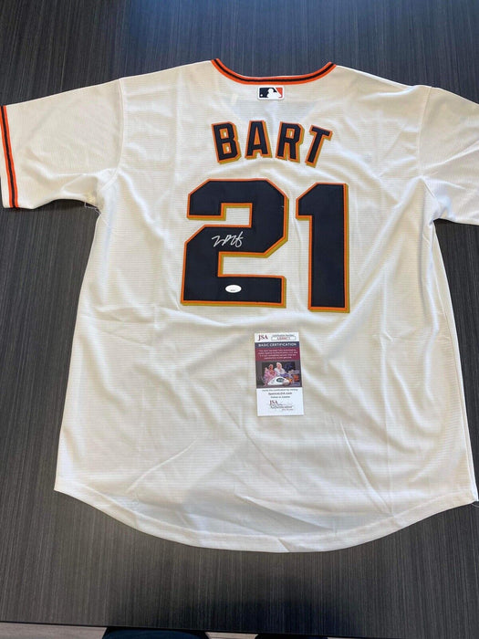 Joey Bart San Francisco Giants Autographed Custom Jersey JSA