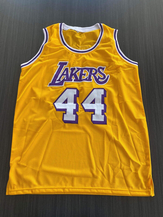 Jerry West Los Angeles Lakers Autographed Custom Jersey JSA
