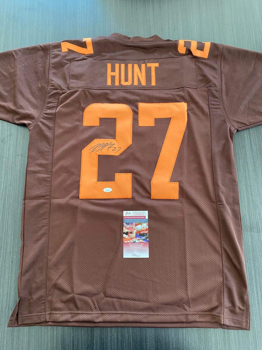 Kareem Hunt Cleveland Browns Autographed Custom Jersey JSA