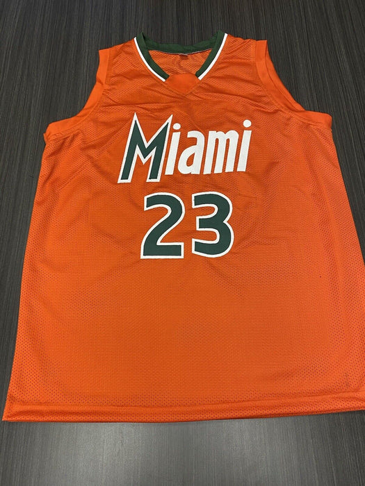 Kameron McGusty Miami Hurricanes Autographed Custom Jersey JSA