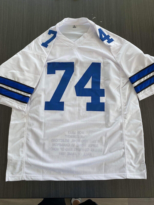 Bob Lilly Dallas Cowboys Autographed Custom Stat Jersey JSA