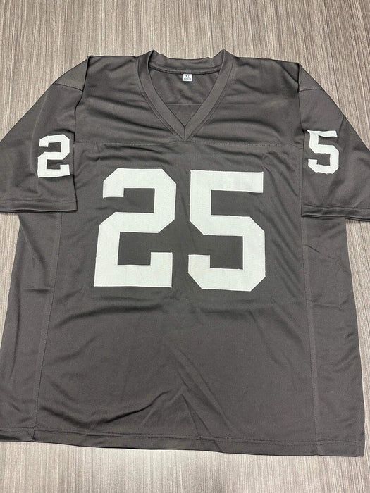 Trevon Moehrig Las Vegas Raiders Autographed Custom Jersey JSA