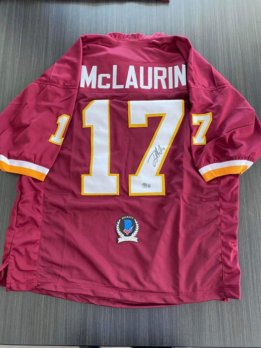 Terry McLaurin Washington Redskins Autographed Custom Jersey Beckett
