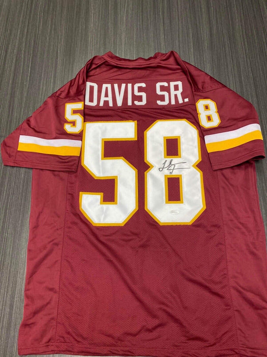 Thomas Davis Washington Commanders Autographed Custom Jersey JSA