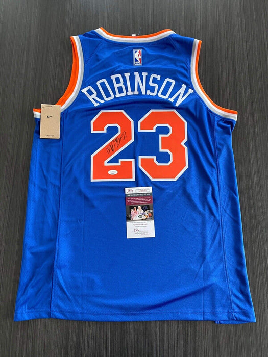 Mitchell Robinson New York Knicks Autographed Custom Jersey JSA