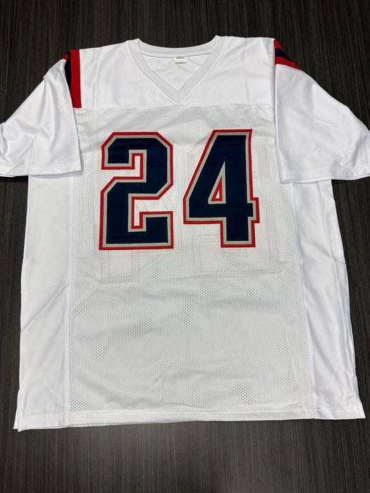 Stephon Gilmore New England Patriots Autographed Custom Jersey JSA