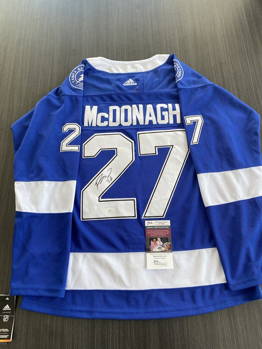 Ryan Mcdonagh Tampa Bay Lightning Autographed Custom Jersey JSA