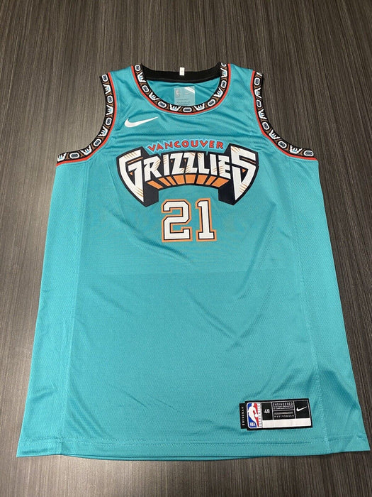 Tyus Jones Memphis Grizzlies Autographed Custom Jersey JSA