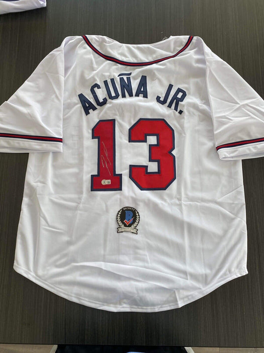 Ronald Acuna Jr. Atlanta Braves Autographed Custom Jersey JSA
