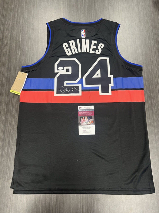 Quentin Grimes Signed Detroit Pistons Jersey JSA COA