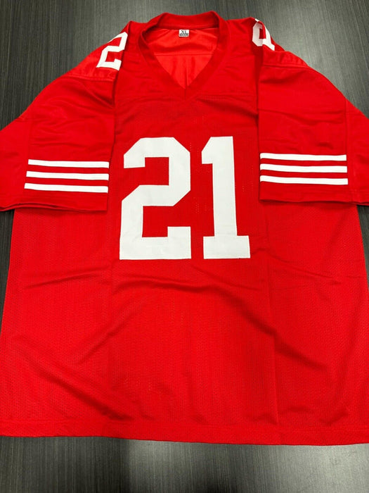 Frank Gore Signed San Francisco 49ers Custom Jersey Beckett COA