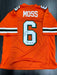 Santana Moss Signed Miami Hurricanes Custom Jersey JSA COA