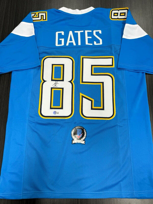 Antonio Gates Signed Los Angeles Chargers Custom Jersey Beckett COA