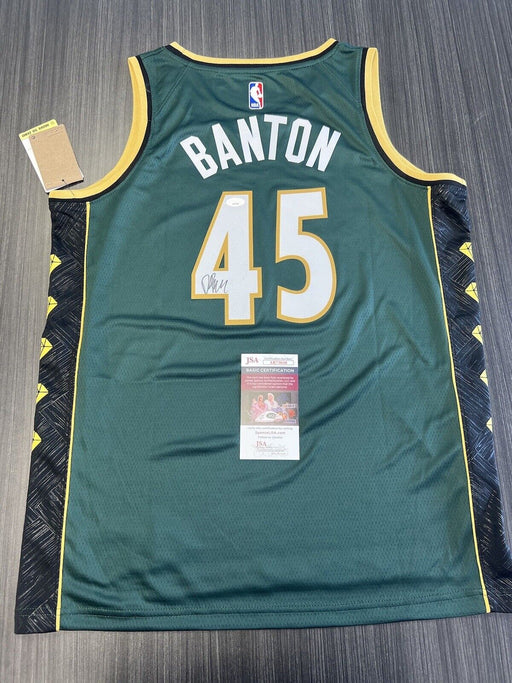 Dalano Banton Signed Boston Celtics Jersey JSA COA