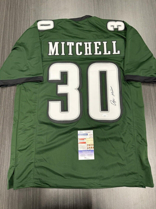 Quinyon Mitchell Signed Philadelphia Eagles Custom Jersey JSA COA