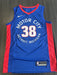 Saben Lee Signed Detroit Pistons Jersey JSA COA