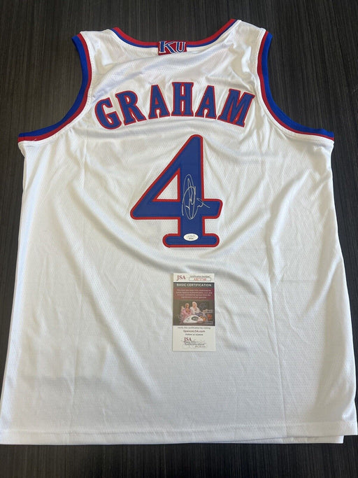 Devonte Graham Signed Kansas Jayhawks Jersey JSA COA