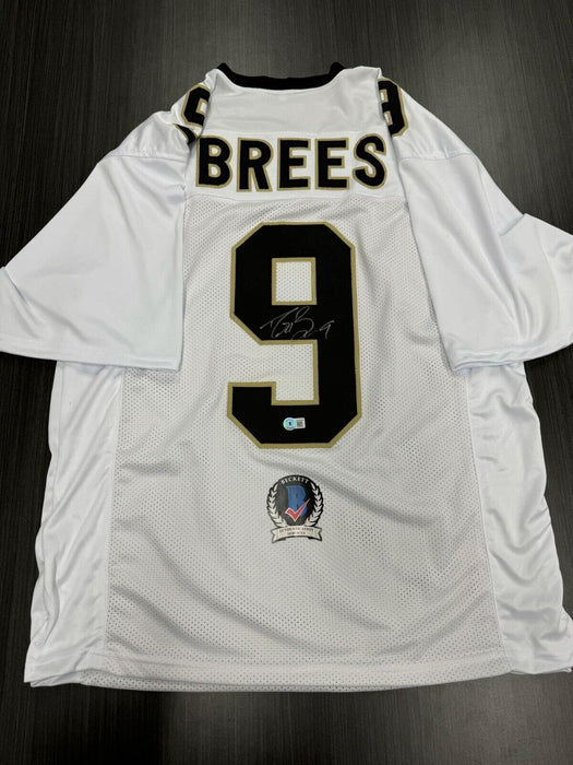 Drew Brees Signed New Orleans Saints Custom Jersey Beckett COA