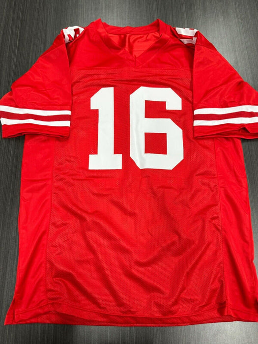 Joe Montana Signed San Francisco 49ers Custom Jersey TRISTAR COA