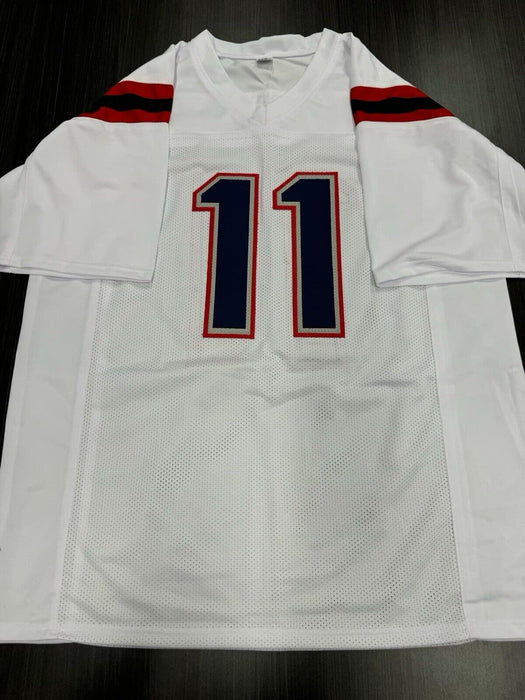 Tyquan Thornton Signed New England Patriots Custom Jersey JSA COA