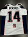 Braxton Berrios Signed New England Patriots Custom Jersey JSA COA