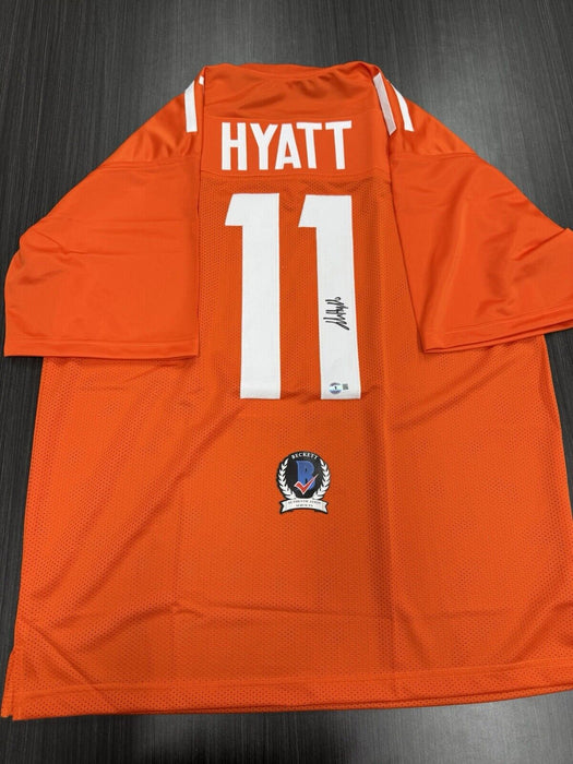 Jalin Hyatt Signed Tennesee Volunteers Custom Jersey Beckett COA