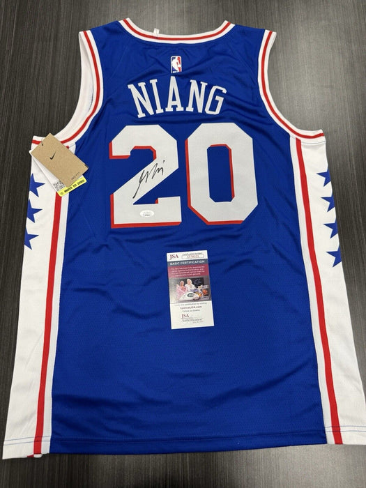 Georges Niang Signed Philadelphia 76ers Jersey JSA COA