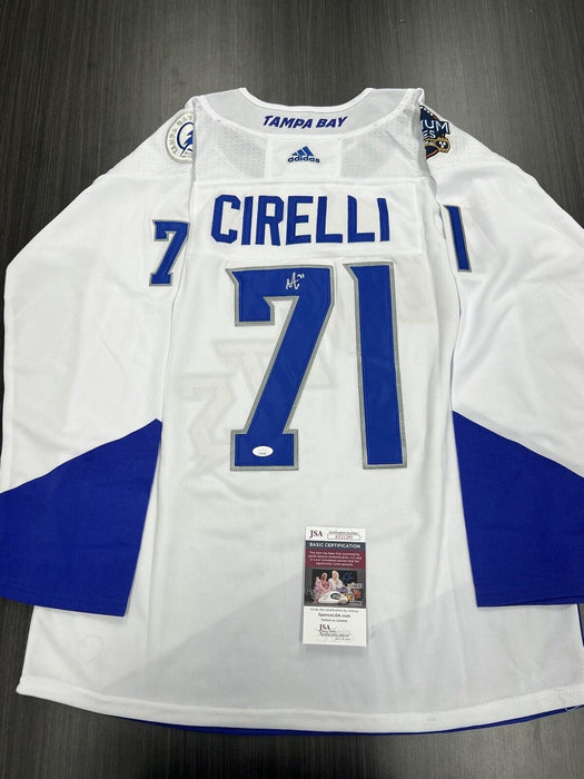 Anthony Cirelli Signed Tampa Bay Lightning Jersey COA