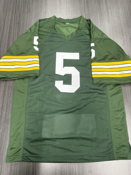 Paul Hornung Signed Green Bay Packers Custom Jersey JSA COA