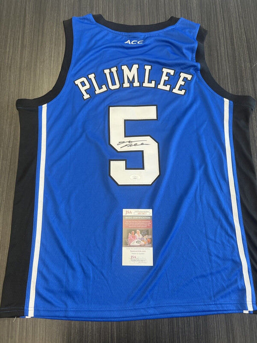 Mason Plumlee Signed Duke Blue Devils Jersey JSA COA